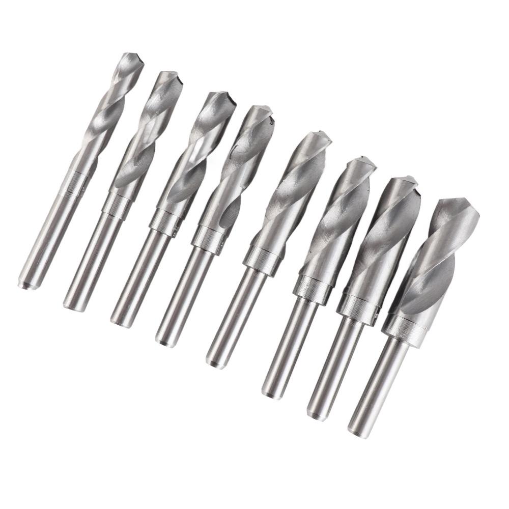 8pcs Round Shank Twist Drill Bit Set Polished Surfaces Drill Bits Kit  Workshop Use