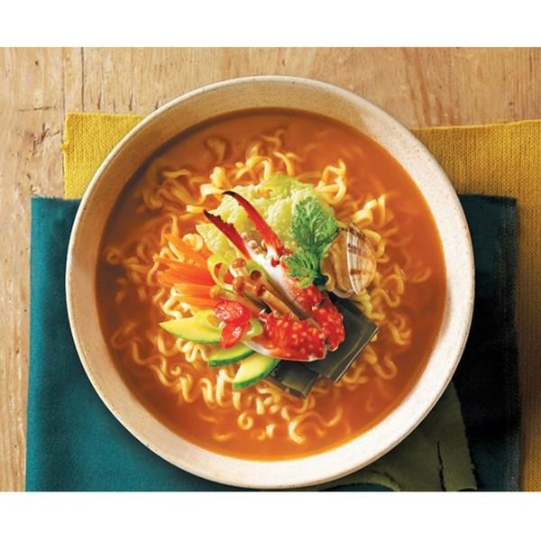 Pulmuone Roasted Crab Noodles 103g, 4 pieces