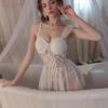 Yiyue Sexy Lace Corset Lingerie Nightdress 1075