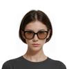 Gentle Monster Logo Arm Square Sunglasses Unisex Sunglasses Black PINO-01(BR)