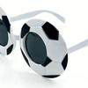 Football Party Glasses Decorative Lightweight Glasses Funny Eye-Catching Styling Party Supplies for Soccer Game