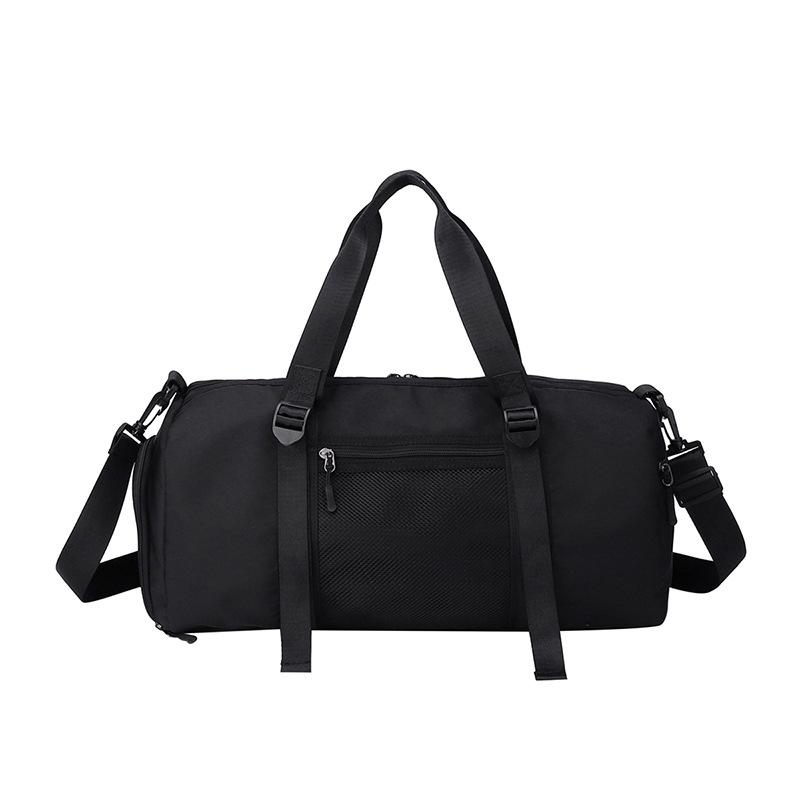 Large Capacity Travel Bag Dry Wet Separation Sports Gym Bag Yoga Bag Strap Shoe Compartment Can Be Used To Cover The Luggage Bag