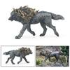 Mini Wolf Figurines Model Home Decor Realistic Detailed Action Figures for Toddlers