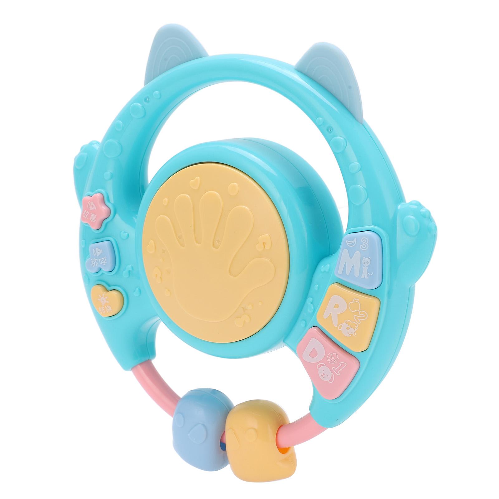 

Детский барабан игрушка жевательный ручной барабан игрушка музыкальный звук игрушка для младенца малыша раннее образование