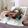 1pz Coperta Peluche Universale Stagionale per Carro Attrezzi - Perfetta per Arredamento Casa, Coperte Accoglienti, Morbido Plaid in Flanella, Soggiorno, Viaggio, Cam