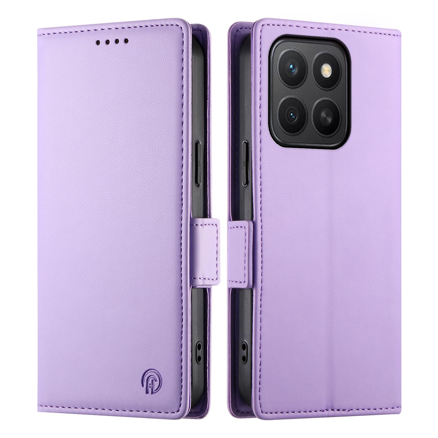 

Для Honor X8c 4G Чохол-підставка Шкіряний гаманець Чохол для телефону Purple