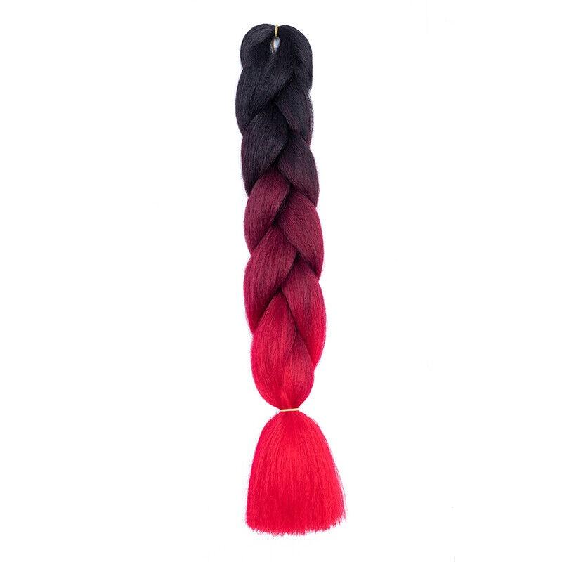 Bunte Ombre Jumbo-Zöpfe für Frauen! Verändere deinen Look mit diesem exotischen Stil! Figuren)