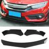 Front Bumper Lip Spoiler 4 Parts Form   Modification Aggressive Decoration