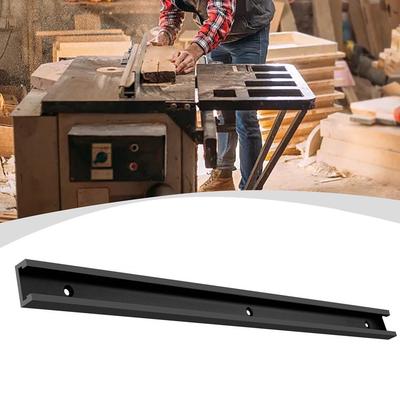 Binario a T 30mm Lega di Alluminio Nera per Falegnameria Lunghezza 300600mm