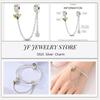 copper Charm Compatible With Bracelets Do It Yourself Jewellery Making Pink Zircon Authentic Red Blue Charm Bead Charms Ideal For Women Wedding Birthd