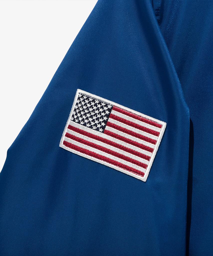 New Era Mlb New York Mets Authentic Stadium Jacket Blue