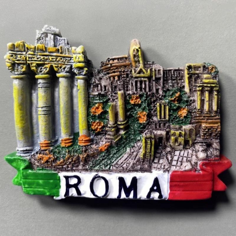 Italien Reise Souvenirs Capri Kühlschrankmagnete Rom Pisa St. Bernhard Florenz Tropea Kühlschrankaufkleber Wohnkultur Hochzeitsgeschenke
