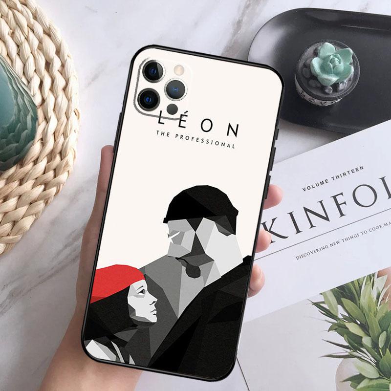 

Leon The Professional Movie Poster Soft Case For iPhone 16 Pro Max 13 12 Mini XS Max X XR 11 15 Pro Max 14 Plus Back Cover iPhone 16 Pro