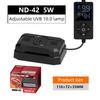 UVB Reptilien Terrarium Lampe UVA LED Dimmbar Timer Zuchtbox Lampe Flammhemmend Intelligente Reptilien Hundehütte Lampe Habitat Beleuchtung