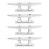 Yosoo Stainless Steel Cleats for Boats Sailboats Mooring Screws Set for Mooring and Mooring