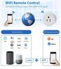 16A Smart WiFi Socket with Power Monitoring & Voice Control