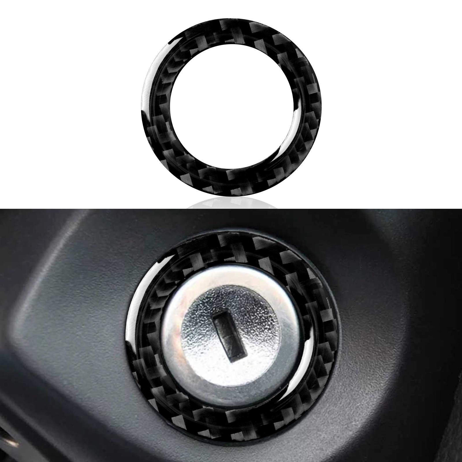 

Автомобильный двигатель, брелок для ключей, стоп-зажигание, наклейка, наклейка из углеродного волокна, внутренняя отделка, чехол для Ford Mustang 2009-2014