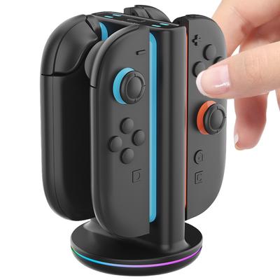 Controller Charger 4 In 1 Charging Dock Magnetic Controller Charger Stand Station for Nintendo Switch2 Joy-Con Accessories