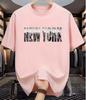 Unisexs Fashion New Newyork Printed Breathable And Comfortable Round Neck TShirt Summer Outdoor Leisure Party Top