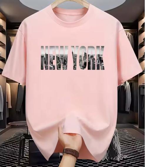 Unisexs Fashion New Newyork Printed Breathable And Comfortable Round Neck TShirt Summer Outdoor Leisure Party Top