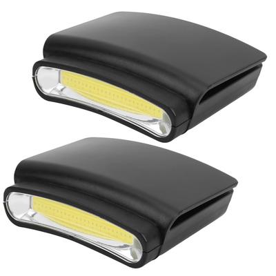 Portable LED Cap Clip Headlamp Hat Brim Mini Head Light Lamp for Outdoor Fishing