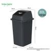 Hui Huadu Large Capacity Plastic Swing Lid Bin