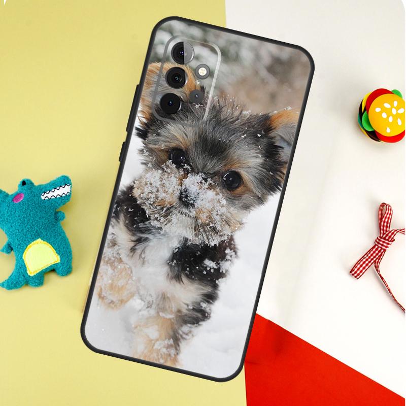 Yorkshire Terrier Dog For Samsung Galaxy A54 A34 A14 A55 A35 A15 A53 A33 A13 A05 A06 A16 A22 A32 A52 Phone Case