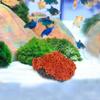 balacoo Aquarium Fish Tank Decorations: Artificial Coral Reef Decor Orange Plant Resin Landscape Decor for, Salt Water
