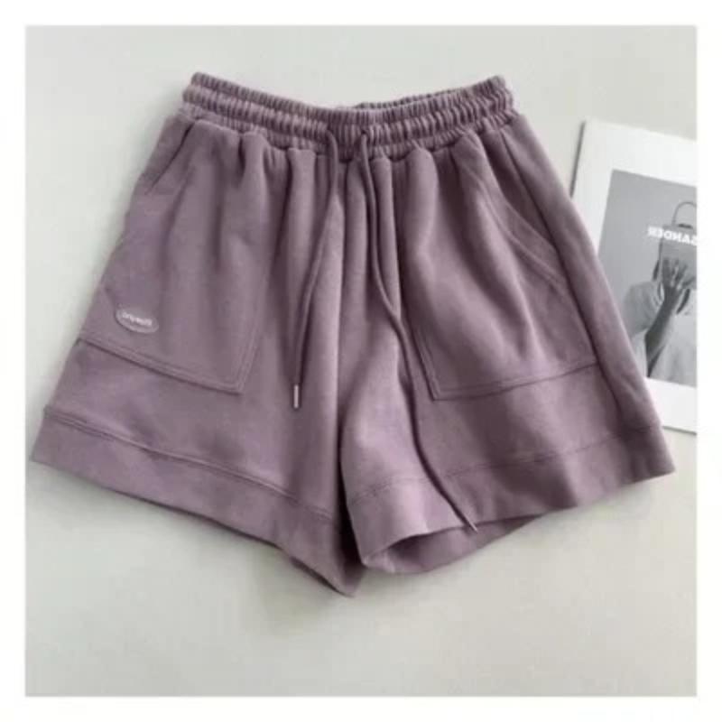 Women's Comfortable Loose Wide-legged Drawstring A Pants Slim Waist Slim Fit Casual Home Versatile Sports Shorts New