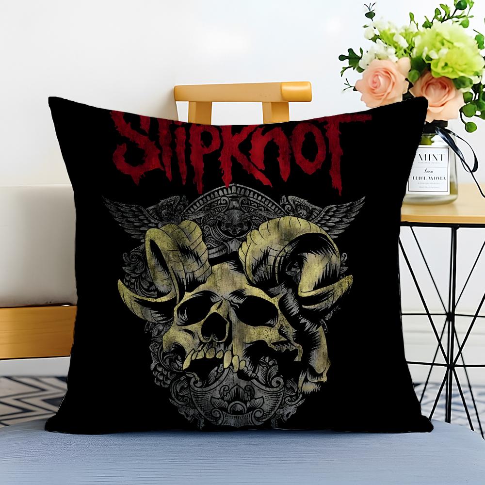 Slipknot Cushion Cover Washable Linen Pillowcase Soft for Sofa Bed Cozy Home Room Decor
