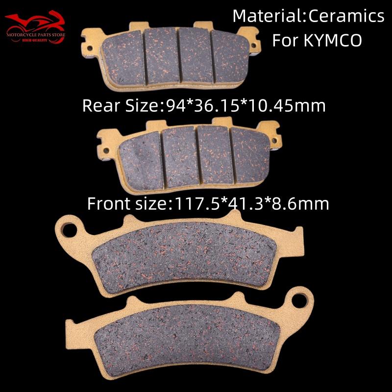 

Front Rear Brake Pads for KYMCO X Town City 125i 300i ABS People GT 125 200 300 i New Downtown 125i 350i K-XCT Agility Maxi 300i Front and Rear