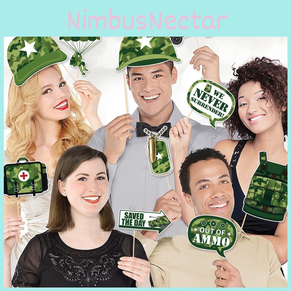 Photo Theme Military Props Party Decorations For Kids Event Birthday