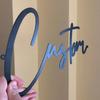 1 Piece Custom Metal Letter Wall Art, Personalized Name Sign, Modern Home Decor, Gift for Him Her, Housewarming, Birthday