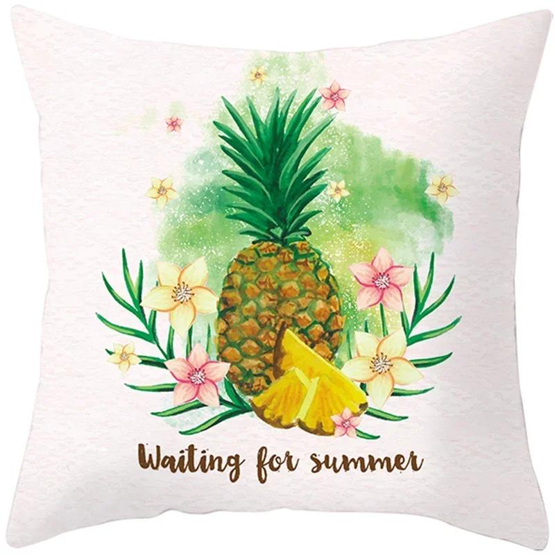 Summer Nordic Plant Pillow Case Tropical Style Cushion Cover Polyester  Pillow Cushion Covers Funda x