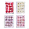 12 Pressed Wintersweet Flower Dried Floral Embellishments Card making Scrapbooking Art Crafts