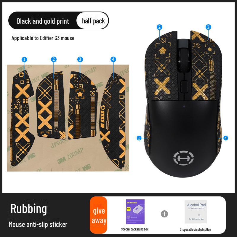 Edifier G3/G3M Anti-Rutsch- und Schweißabsorbierende Mausaufkleber
