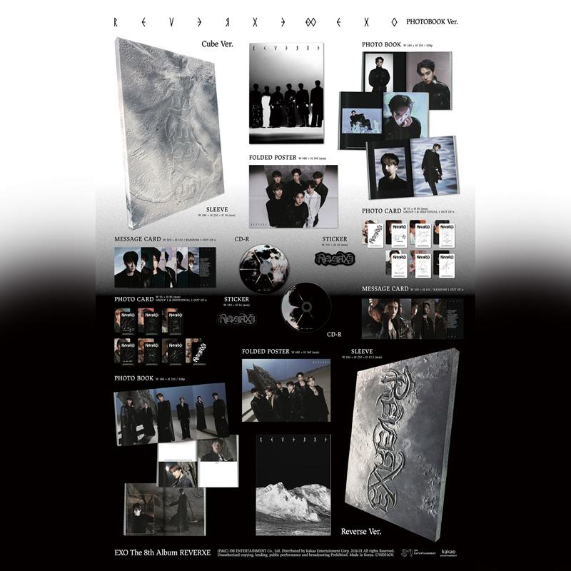 EXO 8. Vollalbum [REVERXE] (FOTOBUCH Ver.)