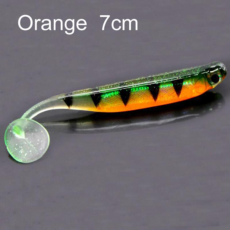 Angeln Weicher Köder T Schwanz Künstliche Pailletten Schaukel Silikon Spinner Karpfen Bass Köder