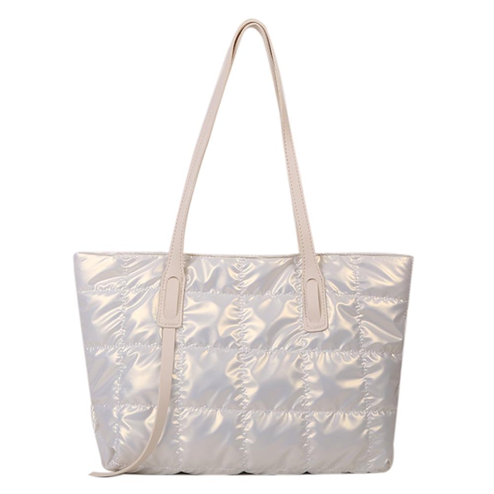 Satın alın Cotton Padded Ladies Handbags Rhombus Pattern Purses