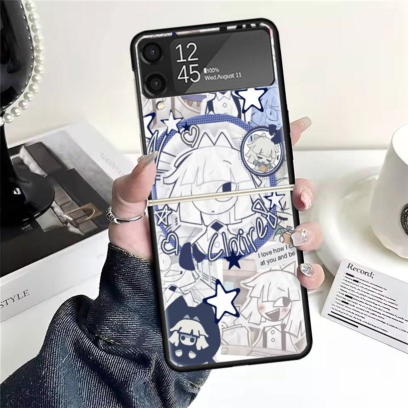 

Базовые бумажные чехлы для Samsung Galaxy Z Flip 4 5 6 7 3 Z Flip7 Flip6 Flip4 Flip5 Flip3 5G Жесткие противоударные Fundas Samsung Z Flip 3