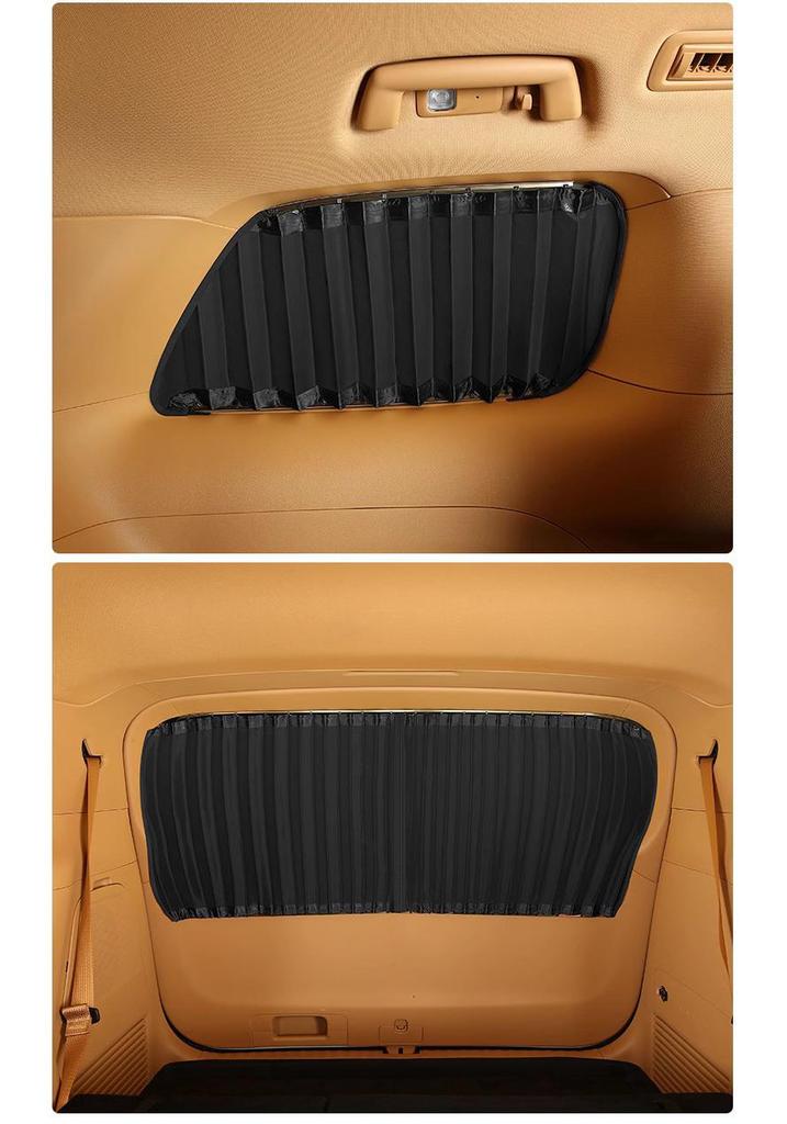 Nissan Patrol Y62 Sonnenschutz Aluminium Doppelstangen Sichtschutzvorhänge