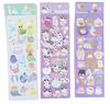 324 Korean Character Deco Stylish and Reward Large Animal Small Pastel Colors [12 Sheets, Stickers] Stickers, Glitter, Sparkle, Cute, Stickers,