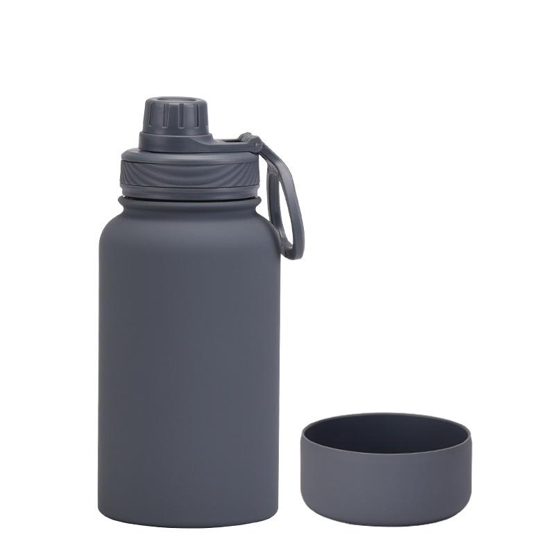 650Ml Stainless Steel Thermos Cup Non-Slip Outdoor Portable Water Cup Simple Wide Mouth Sports Kettle