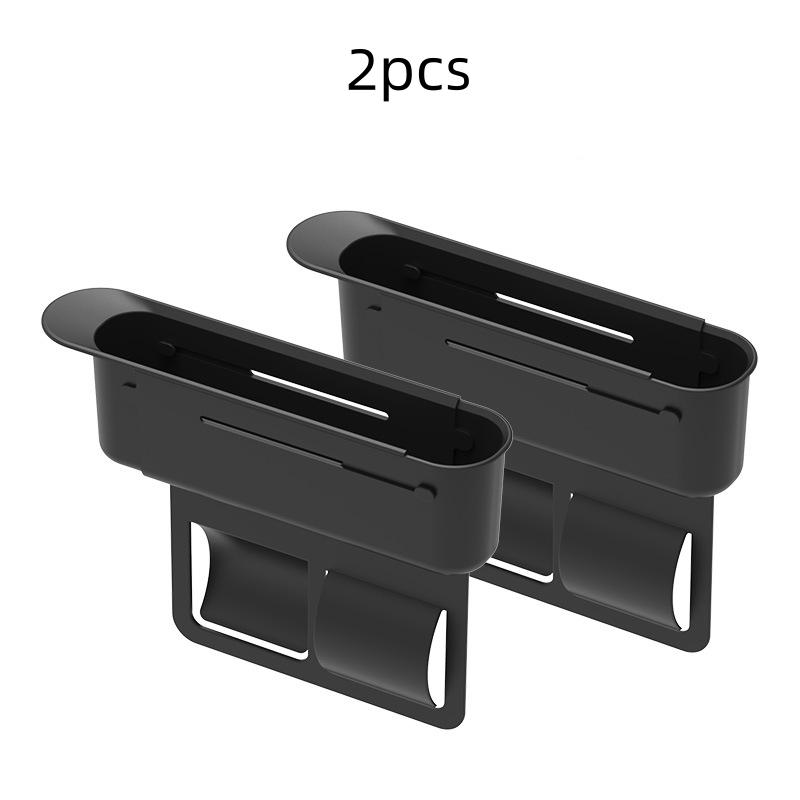 Car Seat Crevice Storage Box Gap Slit Filler Storage Shelf Multi-functional Large Capacity Push Pull Type Car Storage Rack