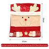 Santa Claus Red Chair Covers for Christmas Dining Room