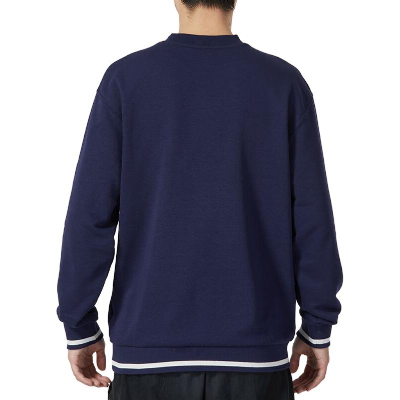 Puma Letter Print Casual Pullover Sweatshirt Men sweatshirt Navy-Blue 678422-06