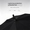 Ten-Bone Solid Wood Handle Automatic Umbrella with Colorful Coating, Sun Protection, Uv Protection, Reinforced, Storm-Resistant, Suitable for Both