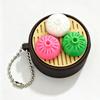 Bun Keyboard Push Button Sensory Spinning Top Fidget Clicker Keychain  Party Favor Gift