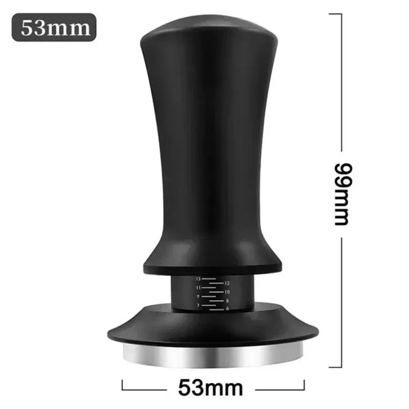 

51/53/58mm Coffee Tamper Stainless Steel Espresso Press with Calibrated Spring Constant Pressure Distribution Tool