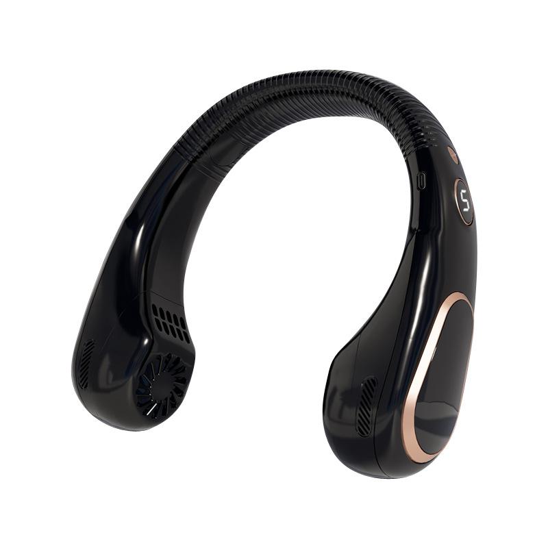 Portable Neck Fan Hands Free Bladeless 360 Degree 4000mah 360° Cooling Personal Fan Wearable Quiet Fan for Outdoor Indoor USB